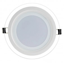 Φωτιστικό LED Γυάλινο Στρογγυλό Χωνευτό 18W 230V 1440lm 2700K Θερμό Φως 99LED641